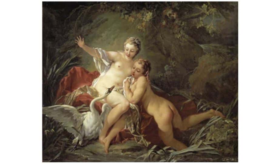 Franacois Boucher Leda et le cygne